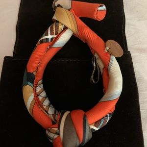 Hermes Bracelet- Vintage Corail 70cm
